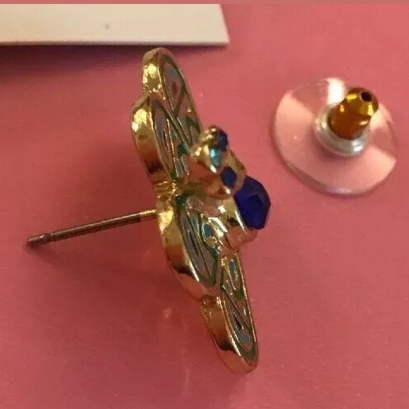 Kate Spade Strut Your Stuff Peacock Earrings - Picture 4 of 4